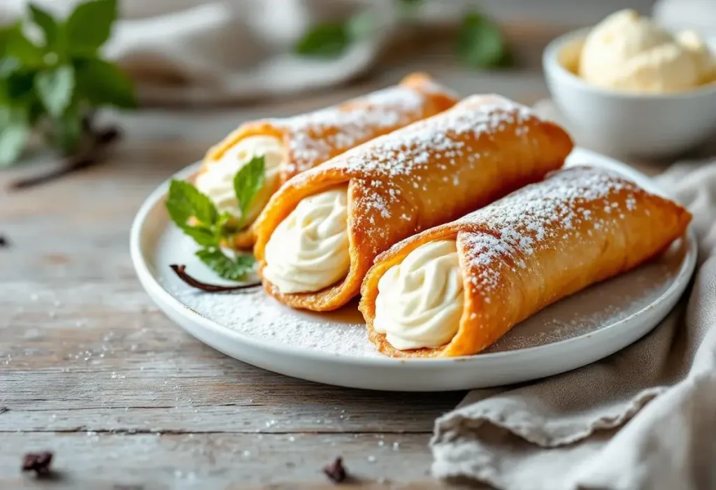 Ce cannoli feuilleté à la vanille cartonne (et il est ultra facile)